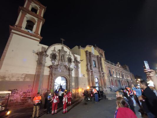“Una herida al patrimonio”: cronista de la ciudad lamenta daños al Templo de la Compañía en SLP 