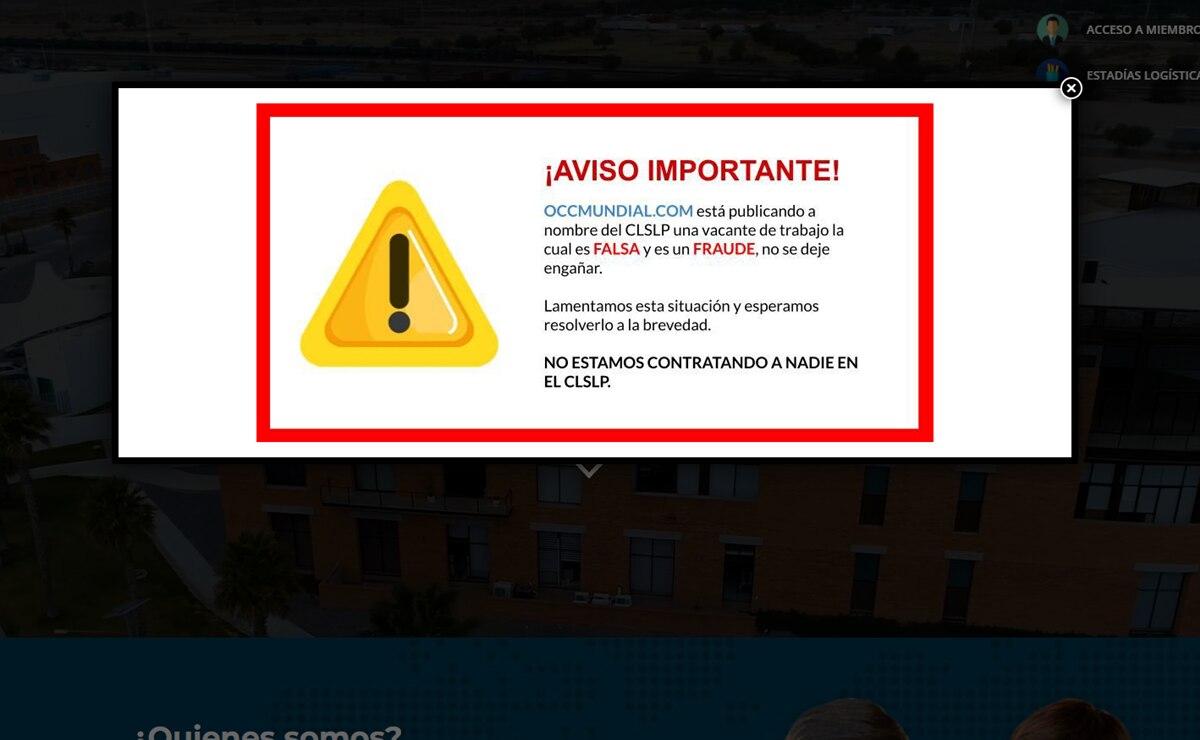 Empresas de SLP alertan de fraudes bajo falsas ofertas laborales con uso de sus nombres