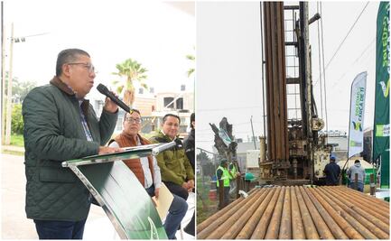 Juan Manuel Navarro da arranque a obras de perforación de un pozo; se enfrentará crisis hídrica en Soledad, SLP