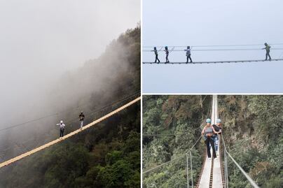 Este Pueblo Mágico de Puebla tiene un puente colgante que pocos se atreven a cruzar