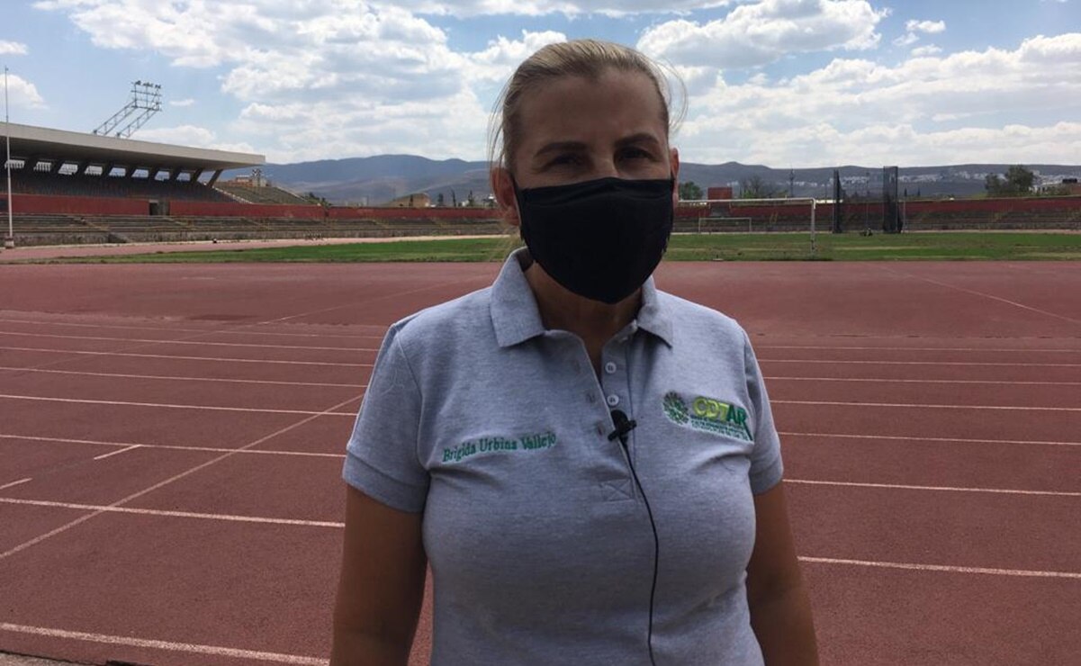 Brígida Urbina Vallejo tiene 30 años de formación como deportista de alto rendimiento en SLP. Foto: Xochiquetzal Rangel
