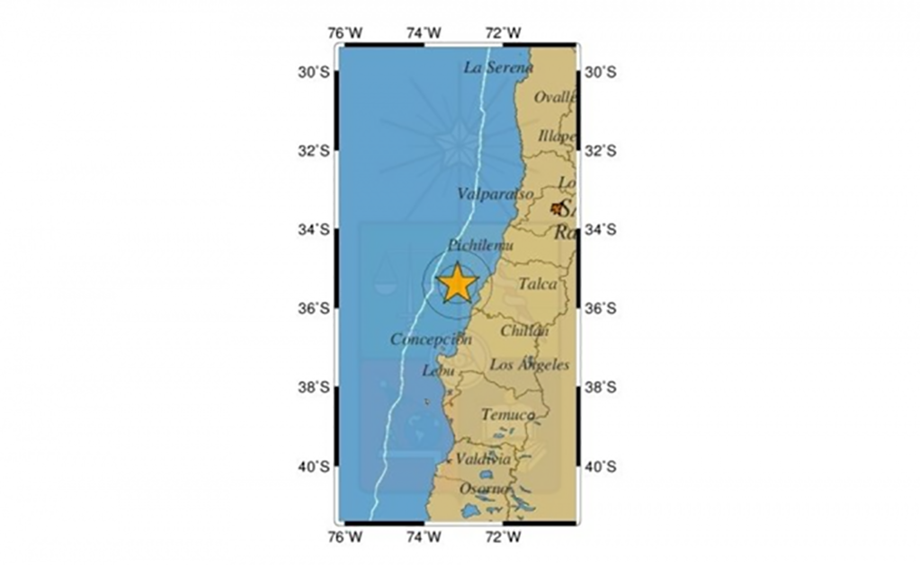Sismo de magnitud 6.6 sacude Chile