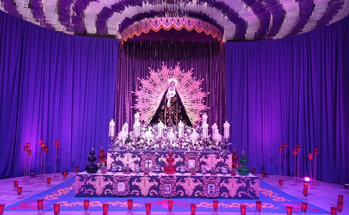 Devoción, simbolismo y tradición; estos son los elementos del Altar de Dolores