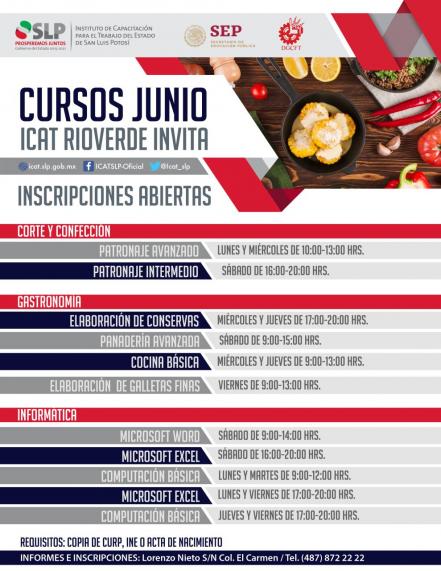 ICAT ofrecerá cursos en Rioverde