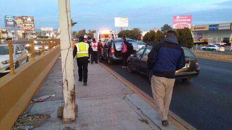 Reportan carambola en Salvador Nava