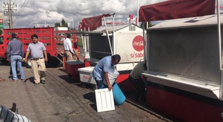 Reubican a vendedores ambulantes de la Terminal Terrestre Potosina