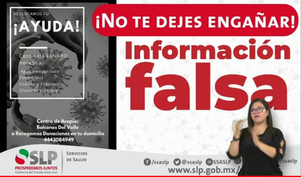 Falso que Unidad Centinela de Fenapo solicite insumos por redes: Salud estatal