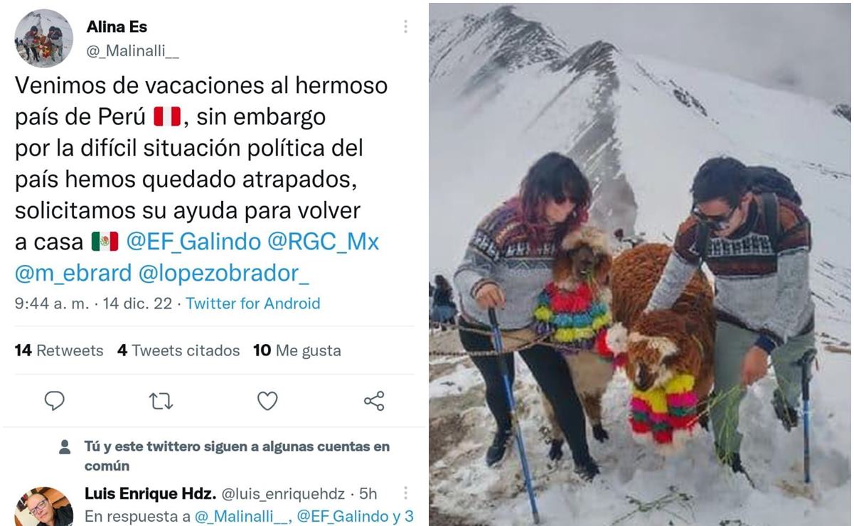 "Quedamos atrapados en Cusco", potosinos varados en Perú piden ayuda a gobierno de México. Foto: Especial