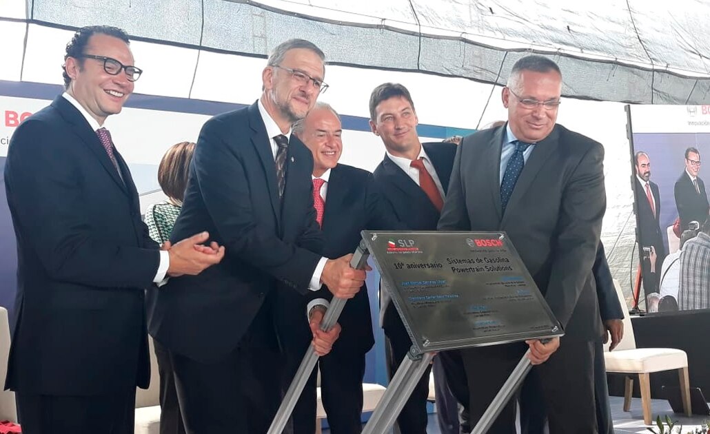 Celebra Bosch 10 años de su división de gasolinas en SLP
