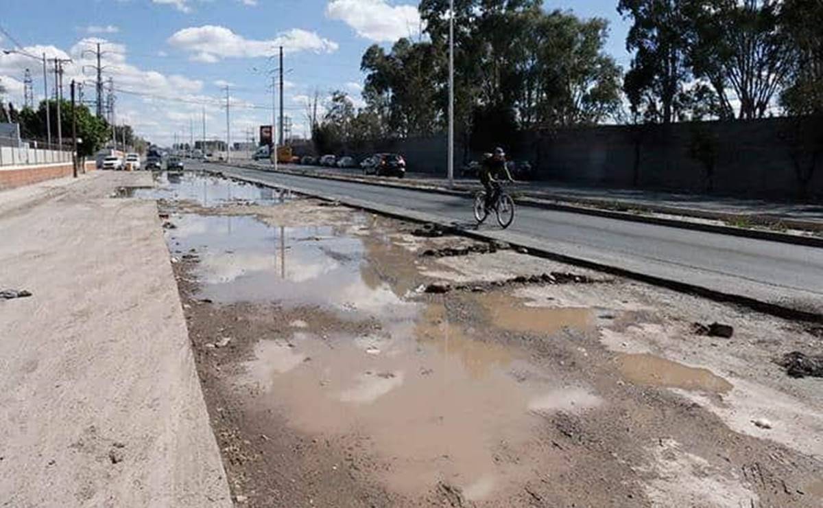 Ante colapso de vialidades en zona industrial de SLP, empresas realizarán bacheo por su cuenta 