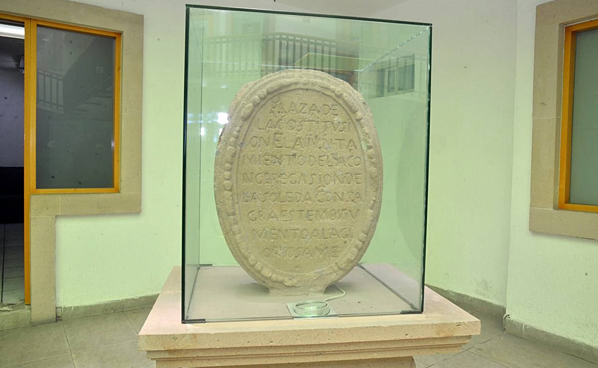 Medallón de ordenanzas de Soledad es declarado Patrimonio Cultural de San Luis Potosí