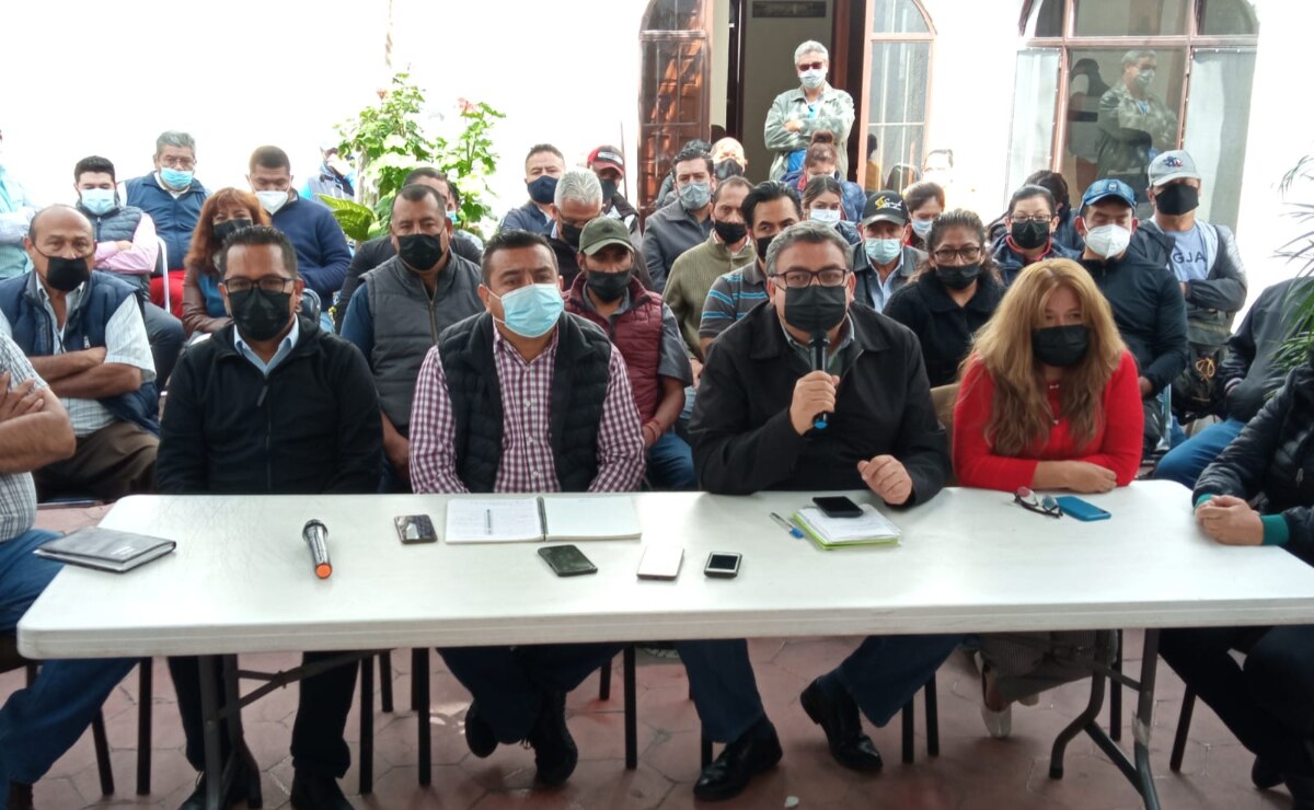 Desalojan plantón que mantenían el Sittge en la capital de SLP