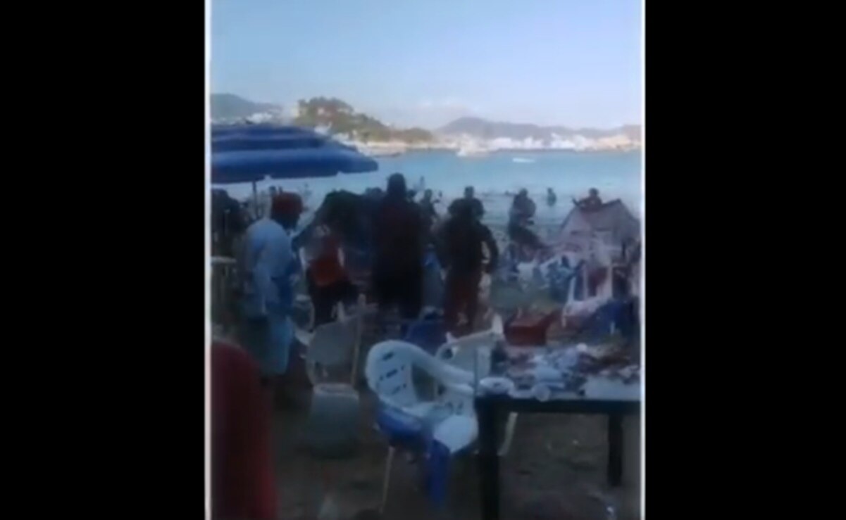 Campal de turistas vs meseros en Acapulco deja 3 heridos