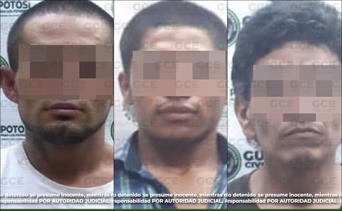 Detienen a cinco hombres por posesión de droga en San Luis Potosí