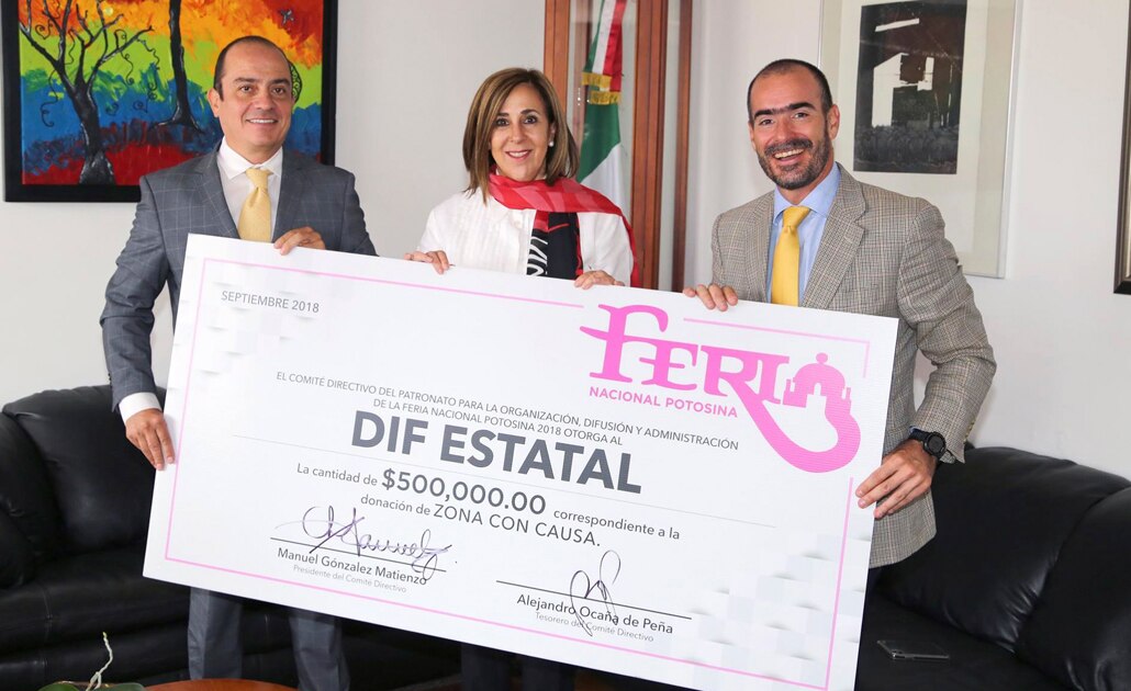 FENAPO entregó donativo para programa “Jóvenes con rumbo”