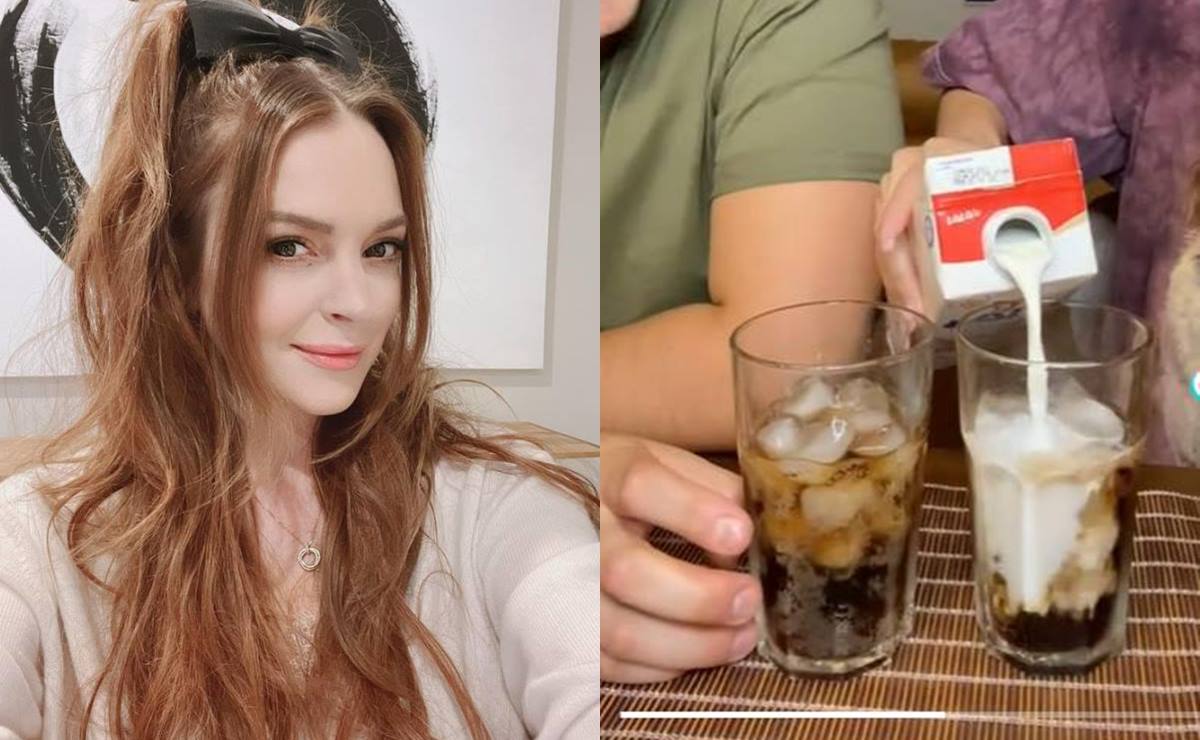 ¿Refresco de cola con leche? La bebida que Lindsay Lohan pone de moda para Navidad