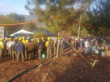 Ocho incendios se mantienen activos en SLP; 374 brigadistas se han movilizado