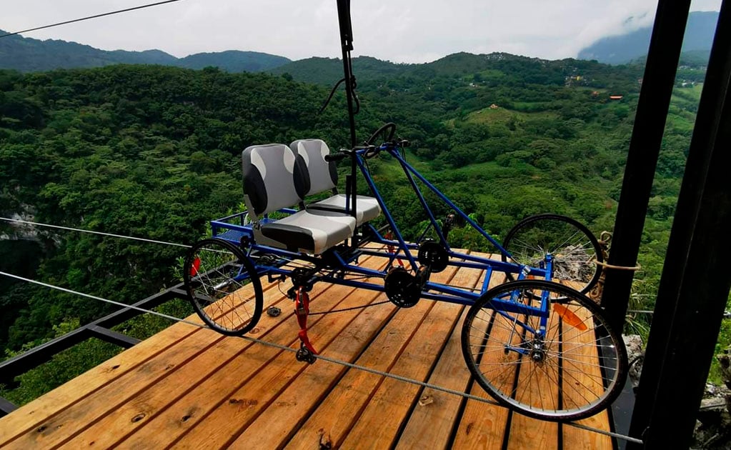 Adventureland abre sus puertas en Xilitla con su Skybike 