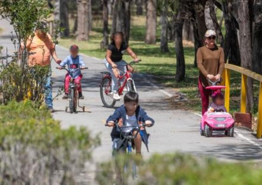 Abarrotan familias potosinas el Parque Tangamanga al celebrar el Día de la Familia