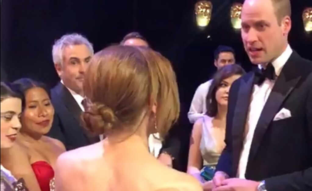 Tras triunfo de ROMA en los BAFTA, el príncipe Guillermo felicita a Yalitza y Marina