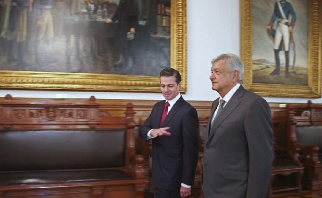 El pasado 3 de julio, Andrés Manuel López Obrador y el presidente Enrique Peña Nieto se reunieron en Palacio Nacional. Foto: Archivo
