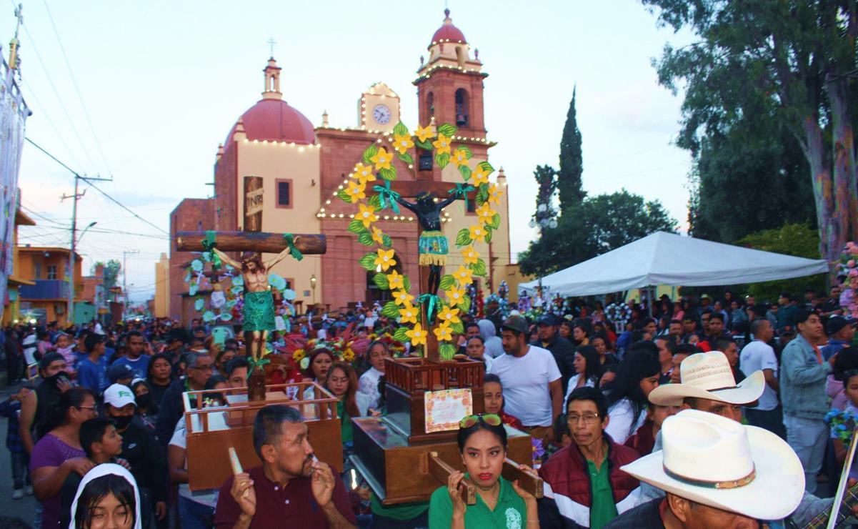120 años de tradición en la Procesión de los Cristos en Villa de Pozos. Fotos: Especiales