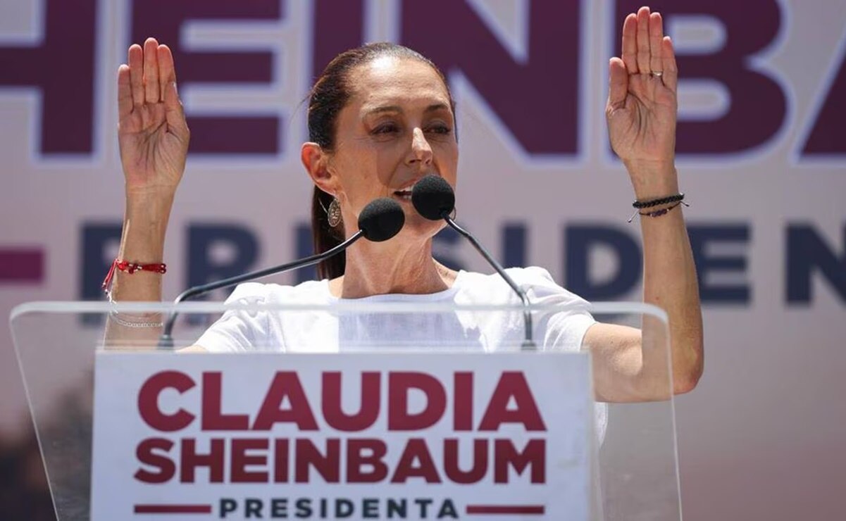 “Somos hermanos”, Sheinbaum frena pleito entre militantes del Verde y Morena en Tamazunchale