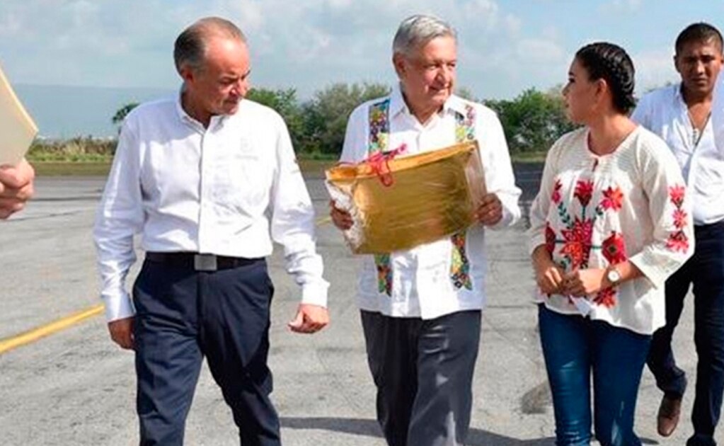 El presidente Andrés Manuel López Obrador pernoctó anoche en Ciudad Valles. Foto: Gobierno de México