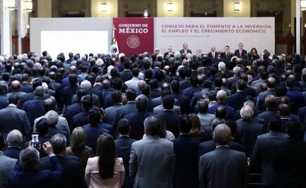  Ante empresarios, AMLO llama a la unidad de todos los sectores para duplicar el crecimiento económico