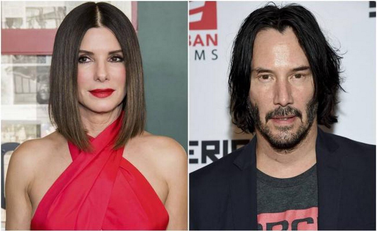 Sandra Bullock y Keanu Reeves. Foto: Archivo AP