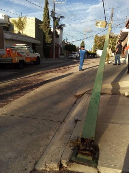 Reportan incidentes por fuertes vientos en zona metropolitana de SLP