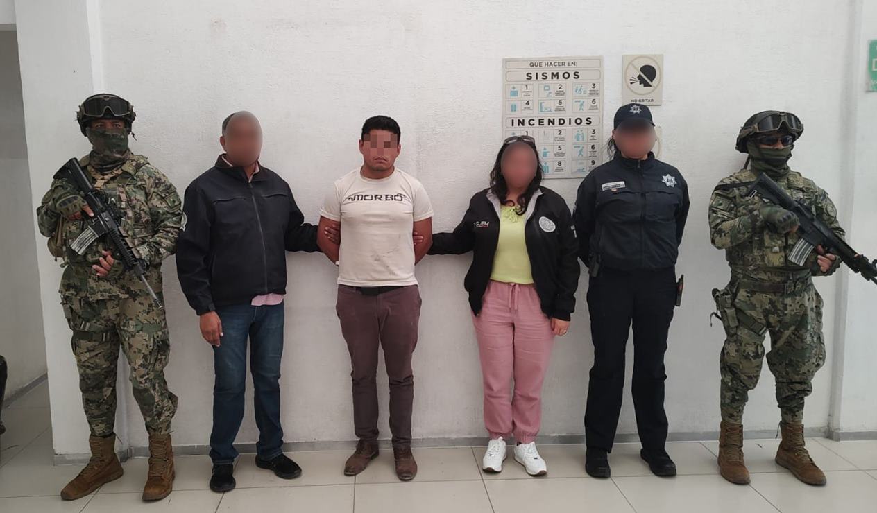 Capturan en Edomex a elemento de la Guardia Nacional acusado de feminicidio en SLP. Foto: Especial