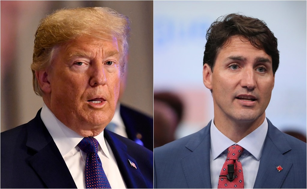 "Canadá nos trata mal", dice Trump; rechaza reunión cara a cara con Trudeau