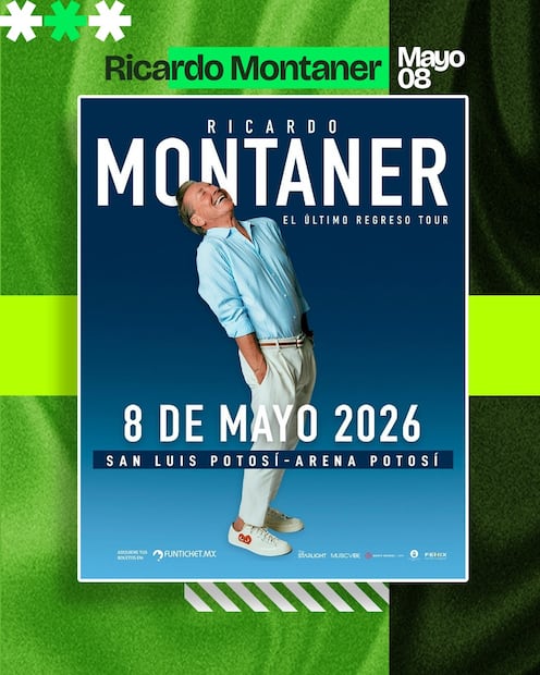 Ricardo Montaner en SLP. Foto: Ricardo Gallardo, FB