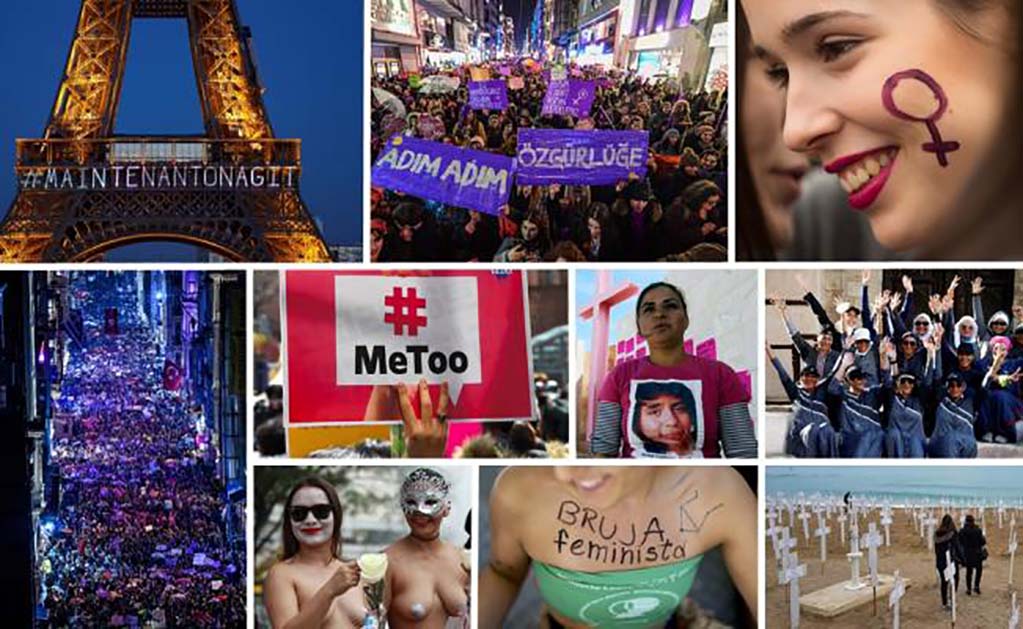 Así se vivió en el mundo el Día Internacional de la Mujer