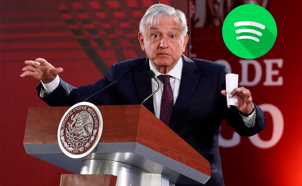 AMLO llega a Spotify