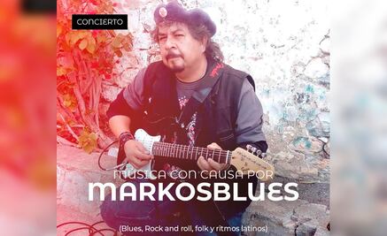 Invitan a conciertos de Markosblues, "Música con causa"