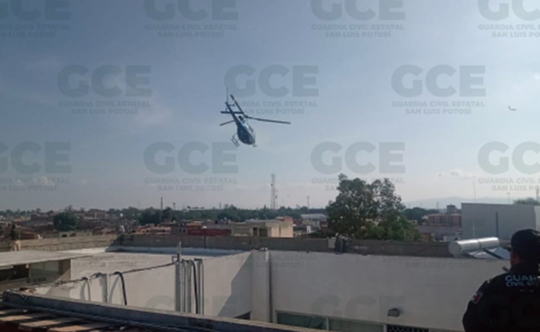 Ubican droga y predios ilegales gracias a sobrevuelos de seguridad en SLP. Foto: GCE