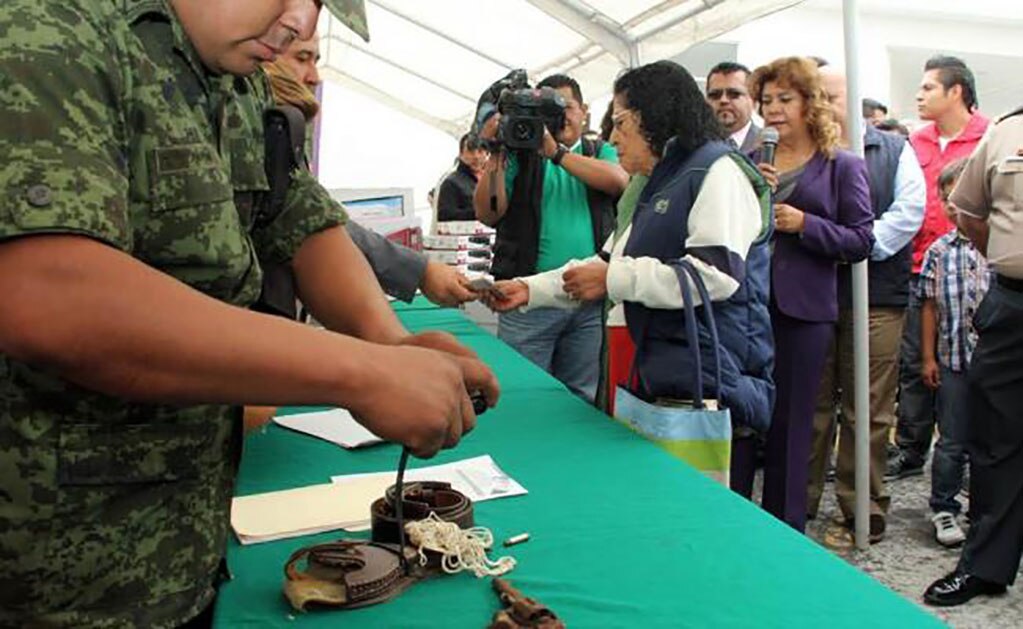 Iniciará el programa de canje de armas “Sí al desarme, sí a la paz”