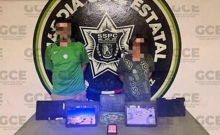 Desmantelan sistema de videovigilancia ilícita en Matehuala, SLP; hay dos detenidos