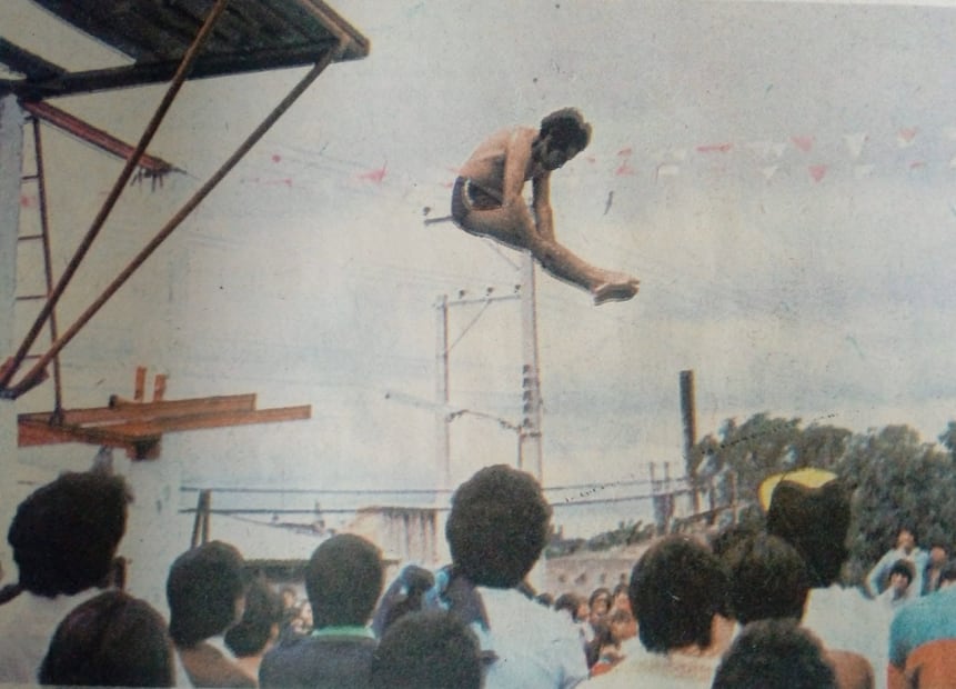 De la famosa "Pila de Don Ramón" salieron nadadores que posteriormente se dedicaron a formarse como entrenadores de natación. Foto: FB@David Valdez