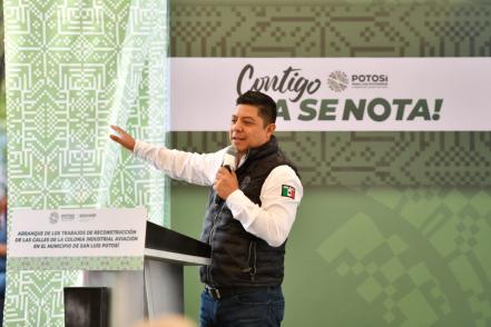 Con inversión por 70 mdp, inician obras de reconstrucción del norte de la capital de SLP