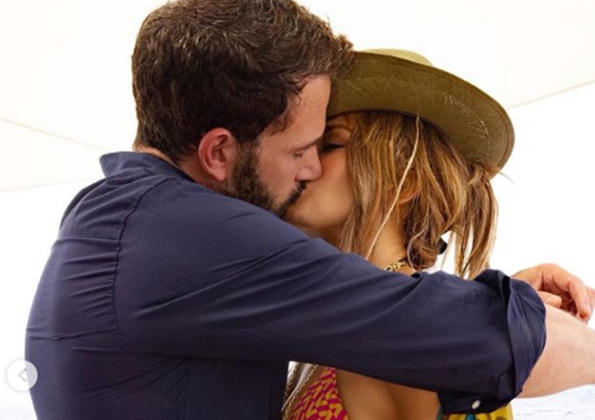 Jennifer Lopez y Ben Affleck. Foto: Instagram