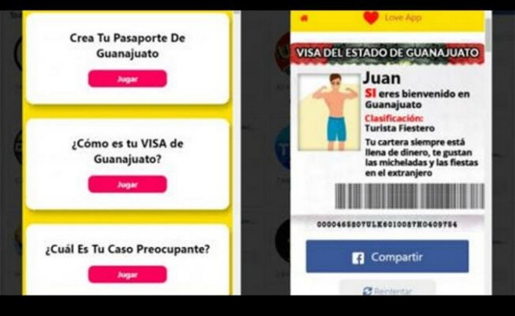 Usan datos de quienes crearon su visa de Guanajuato en Facebook