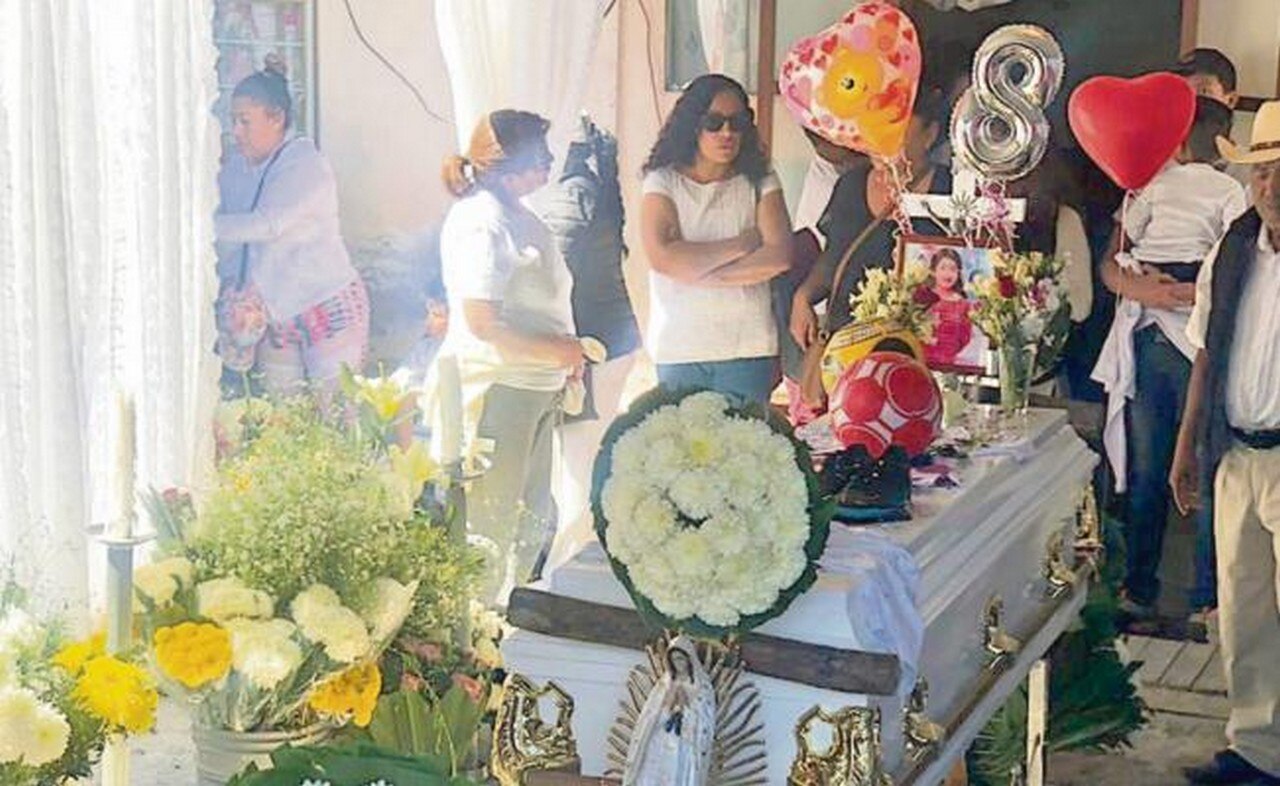 Dan último adiós a niña Giselle en Chimalhuacán