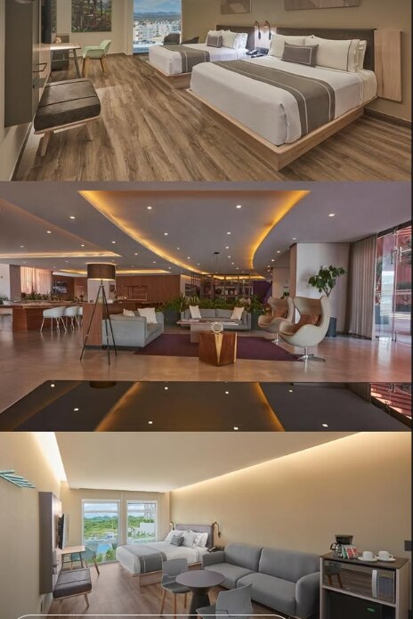 Departamento y habitaciones del City Express Plus en Tangente. Foto: Instagram tangente52