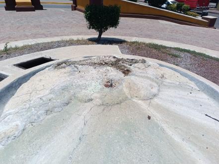 ¡Se roban a la “Sirena”! En 6 minutos sustraen la escultura de bronce de la avenida Reforma de SLP