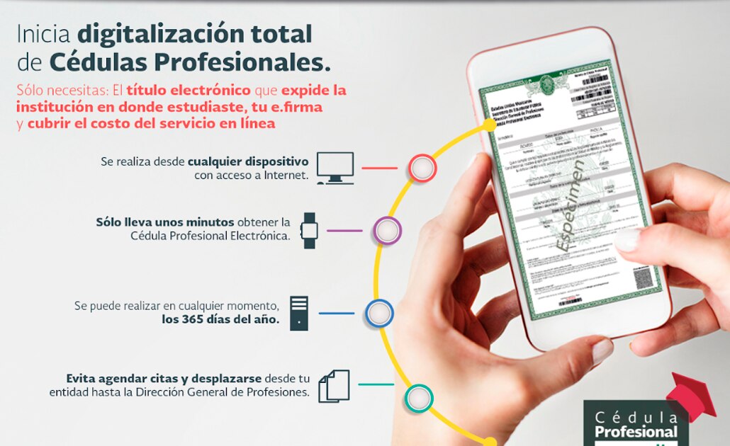 Inicia tercera etapa de emisión de cédula profesional electrónica