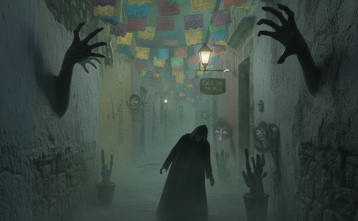 El Callejón de las Manitas en San Luis Potosí guarda una tragedia: el asesinato de un sacerdote y el castigo ejemplar de los culpables, que aún vive en la leyenda. Foto: Gemini IA.