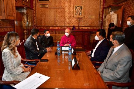 Iglesia católica y Gobierno de SLP se comprometen a trabajar por la paz en el estado